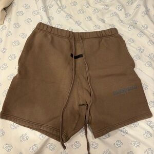 Fear of God Essentials Tan Men's Athletic Shorts
